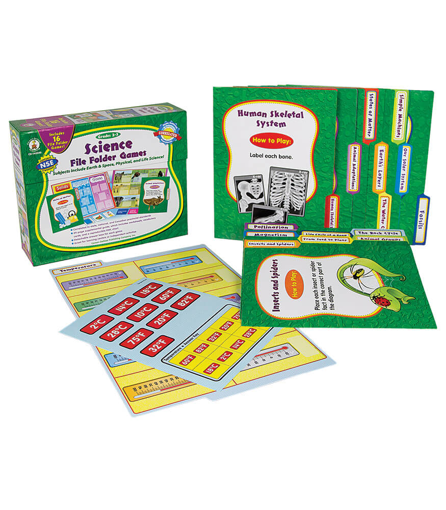 Science File Folder Games Grades 2-3- Science Kit Cover Art
