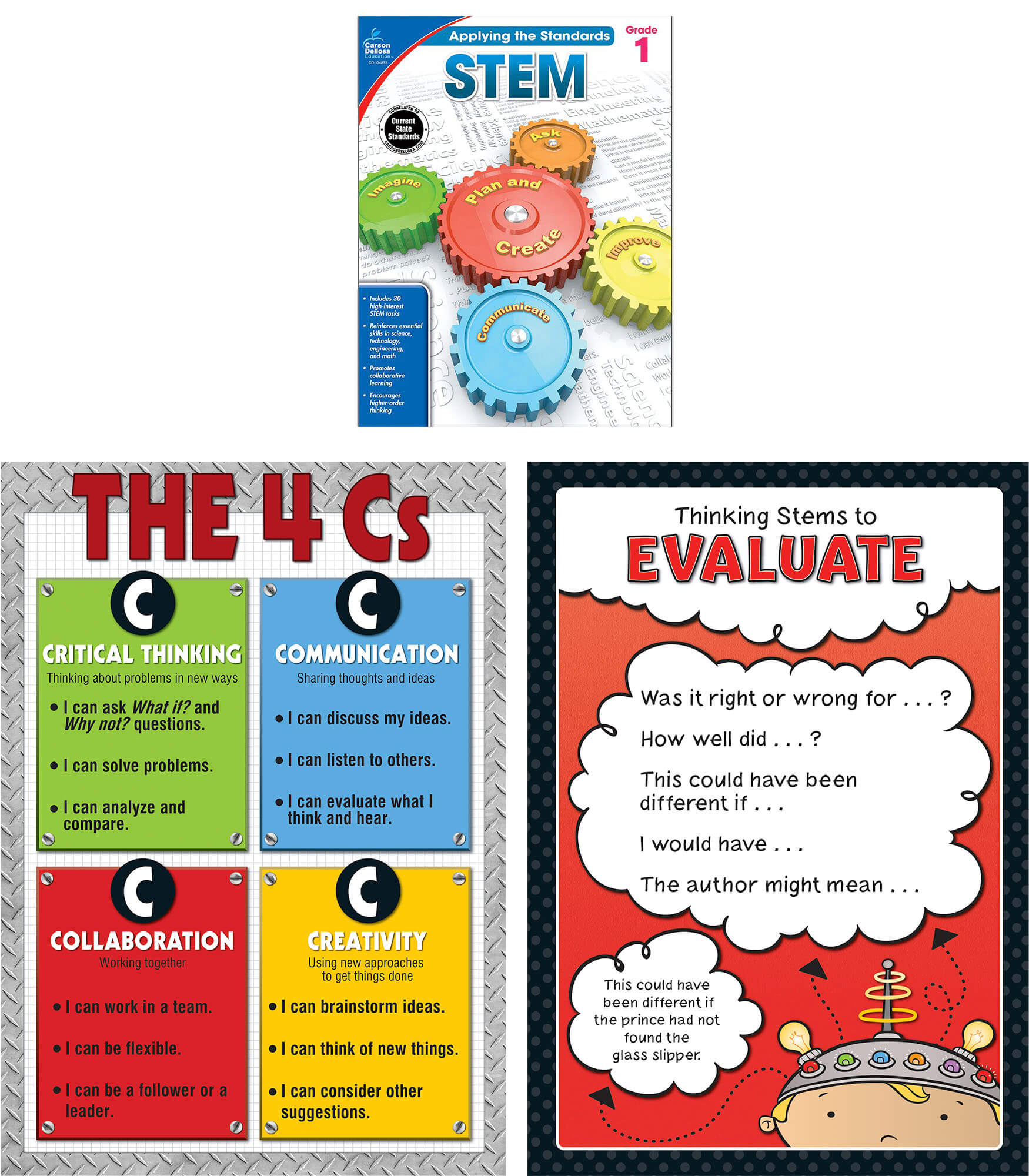 Worksheet 1 Grade stem essentials grade 1 carson dellosa publishing classroom set