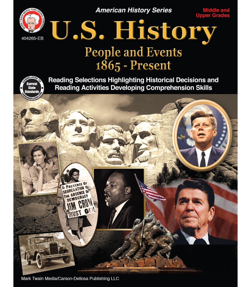 Us History Resource Book Grade 6 12 Carson Dellosa Publishing