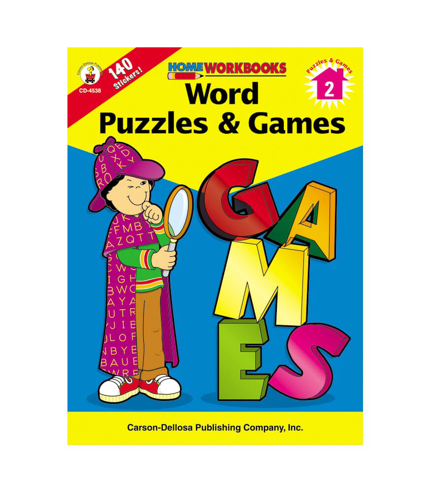 Word Puzzles & Games Workbook CarsonDellosa Publishing