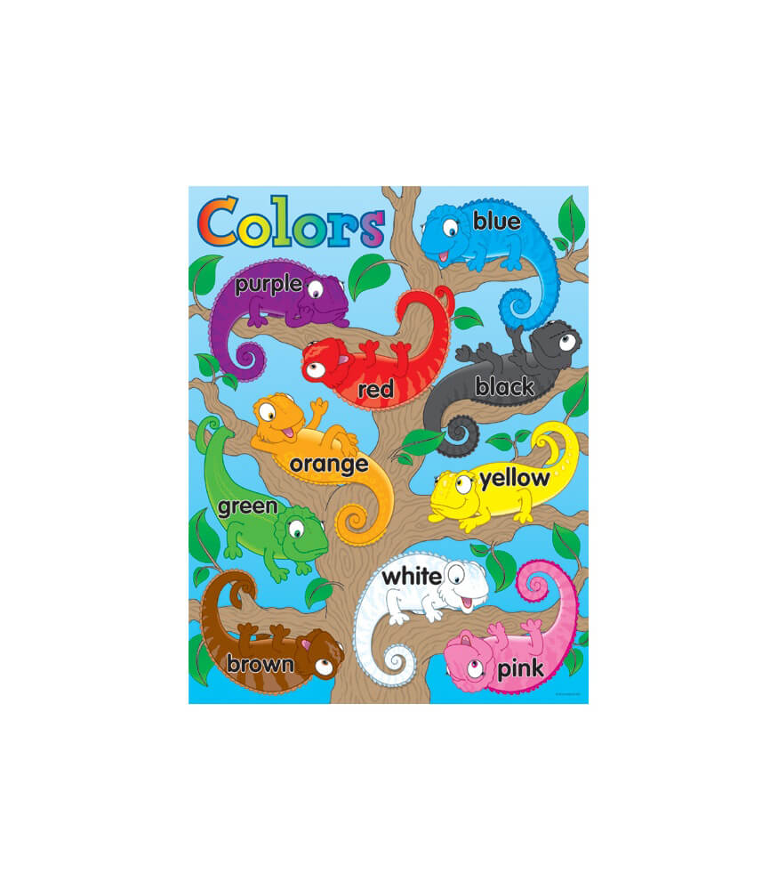 Color Chameleons Chart Grade PK-1 | Carson-Dellosa Publishing