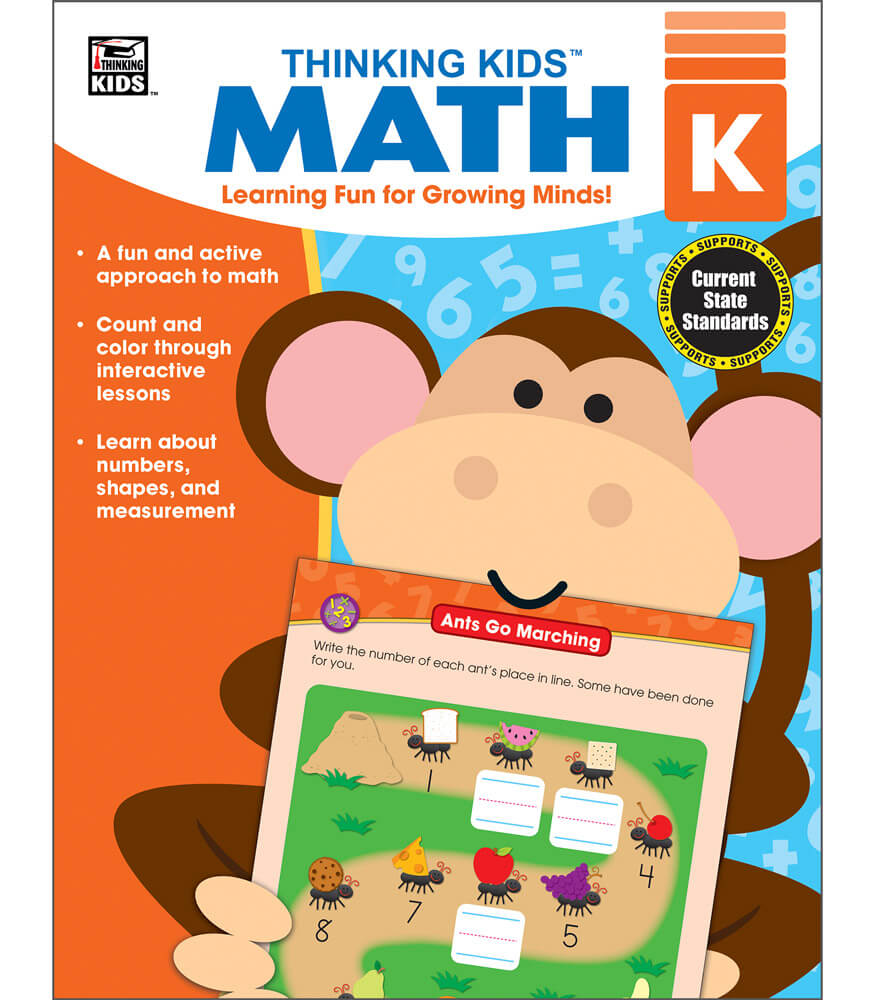 Thinking Kids’ Math Resource Book Grade K | Carson-Dellosa Publishing